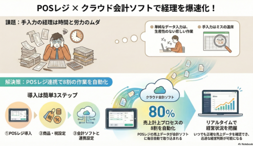＃010 【POSレジは冗談抜きに超便利！】クラウド会計ソフトと連動したら作業時間が大幅削減！