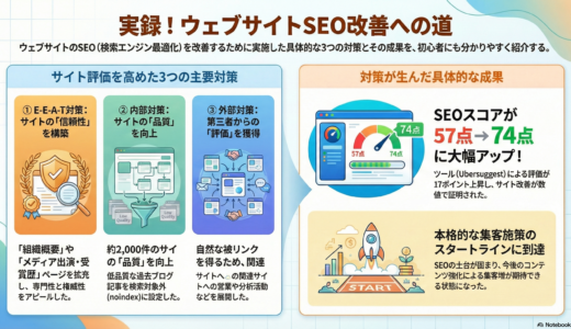 ＃084 SEO対策として公式HPを可能な限り改善してみた！