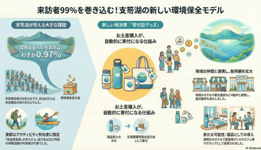 ＃088 来訪者184万人中、99％以上が未参加の環境保全への入り口を作る